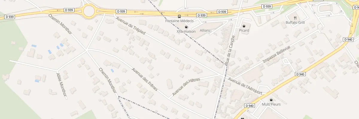 Plan du 592 Av de Trépied au Touquet-Paris-Plage
