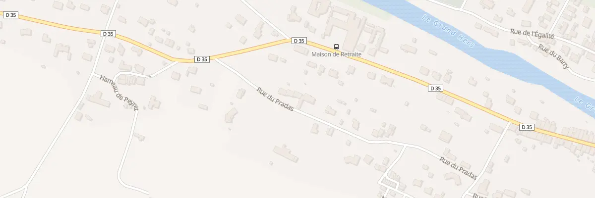 Plan du 21 Rue du Pradas à Calmont