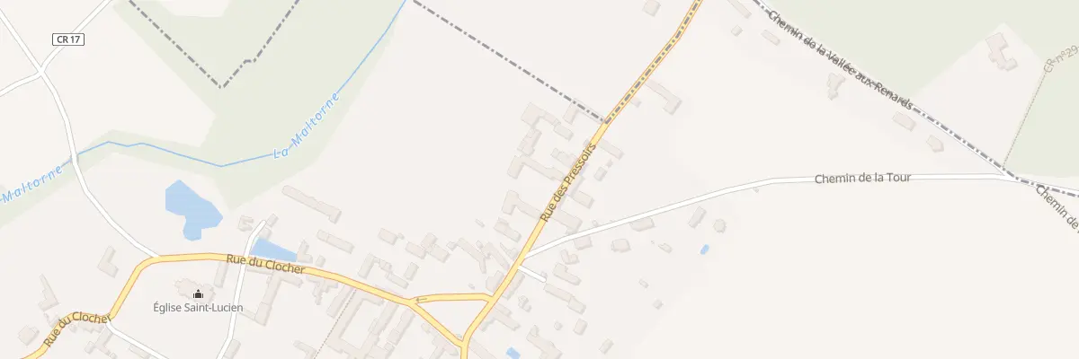 Plan du 8 Rue des Pressoirs à Saint-Lucien