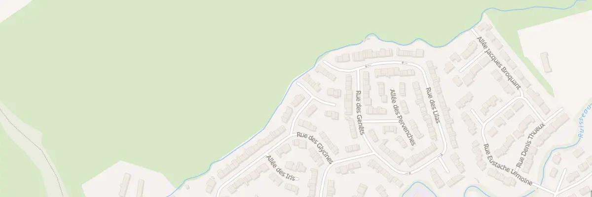 Plan du 7 All des Pensees à Saint-Léonard