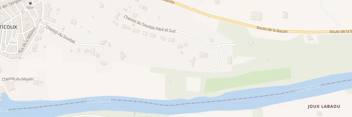 Plan du 24 Che Sourbie Haut et Sud à Montricoux