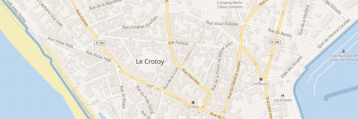 Plan du 6 Rue du 8 Mai au Crotoy