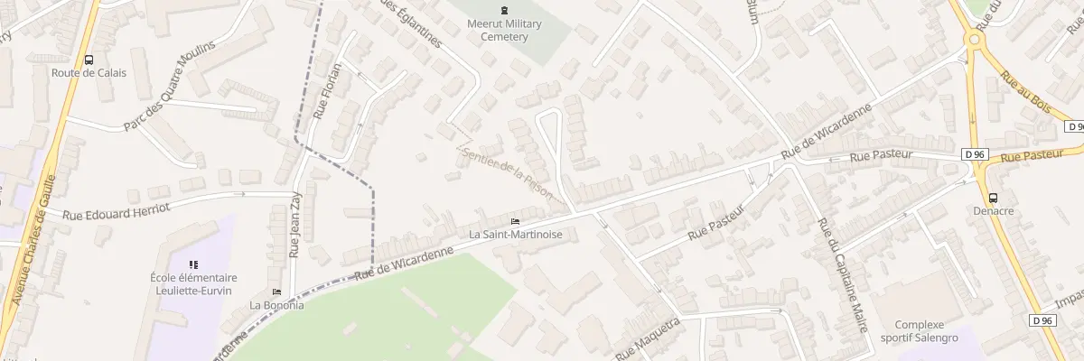 Plan du 1 Sq Wicardenne à Saint-Martin-Boulogne