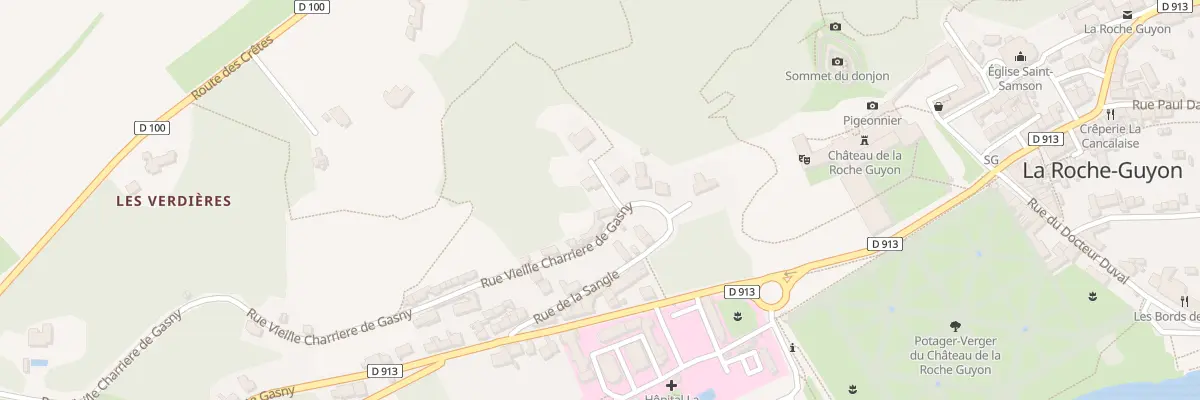 Plan du 1 Rle des Jurés à La Roche-Guyon