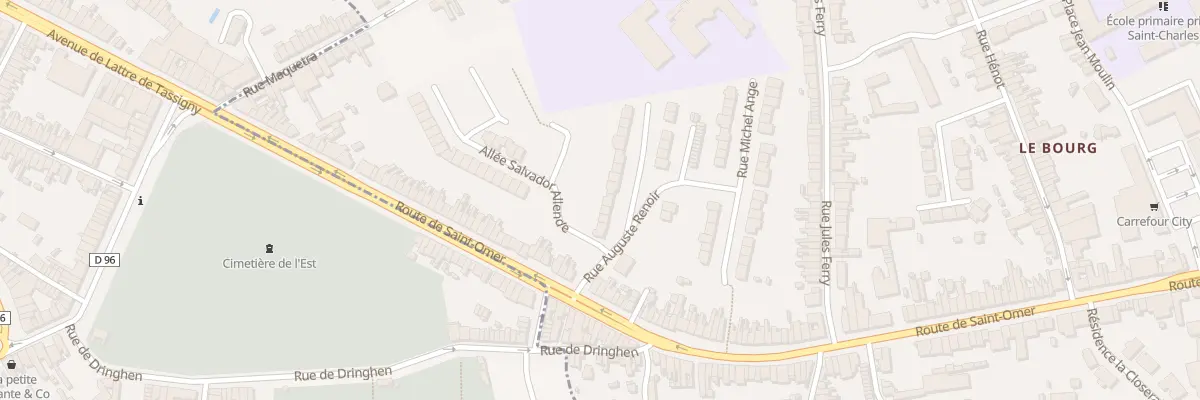 Plan du 7 Rue Le Nain à Saint-Martin-Boulogne