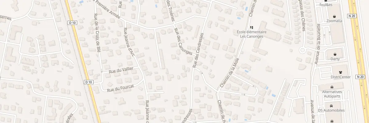 Plan du 6 Rue des Canonges à Pamiers