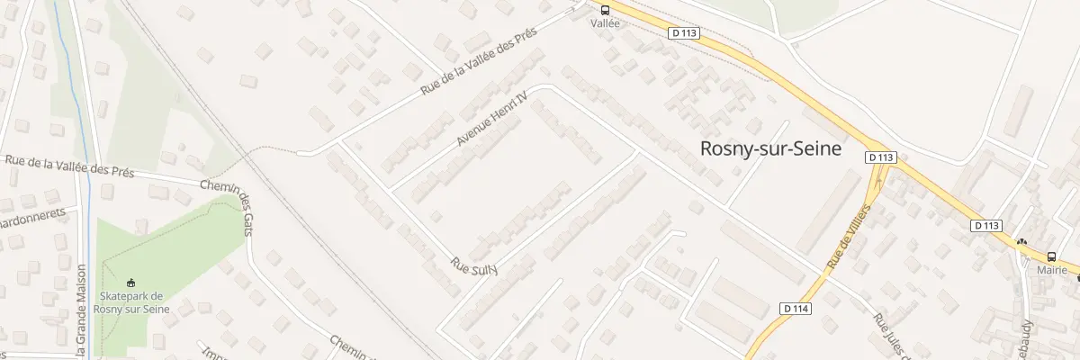 Plan du 6 Rue Sully à Rosny-sur-Seine