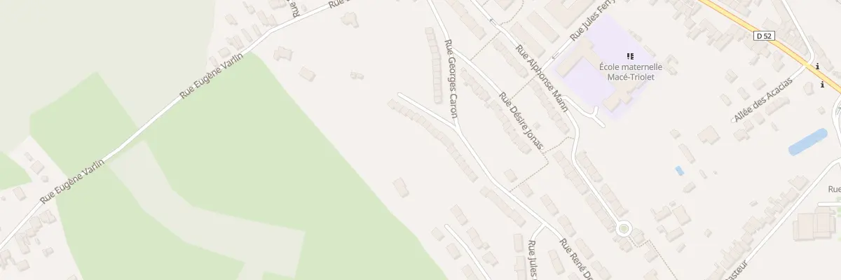 Plan du 14 Rue René Delattre à Saint-Étienne-au-Mont