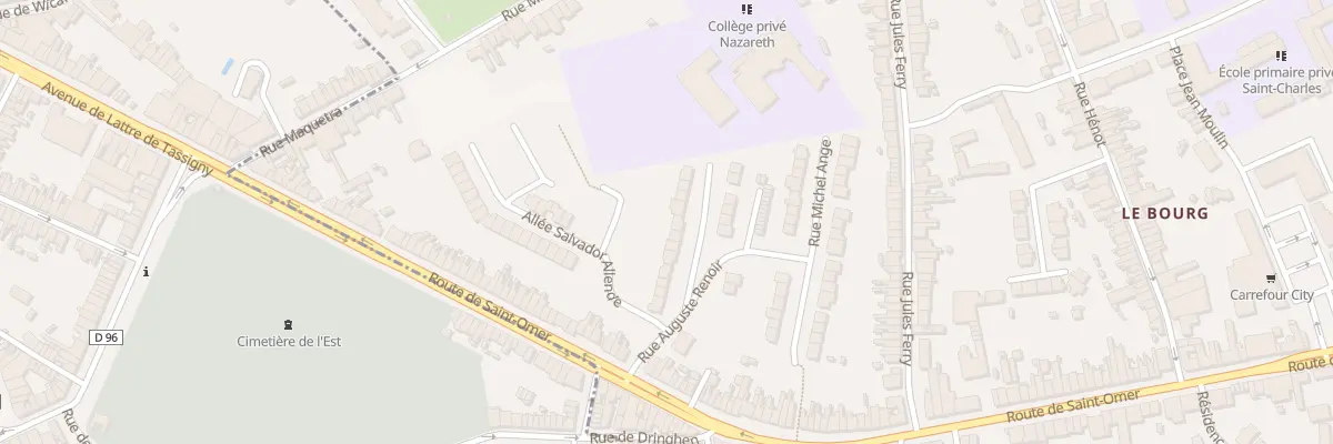 Plan du 15 Rue Le Nain à Saint-Martin-Boulogne