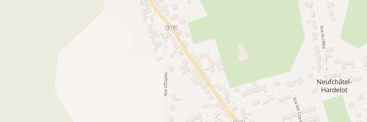 Plan du 30 Rue du Chemin à Neufchâtel-Hardelot
