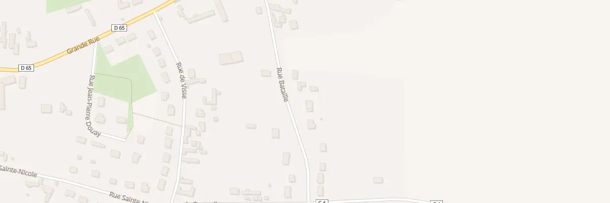 Plan du 223 Rue Bataille à Aigneville