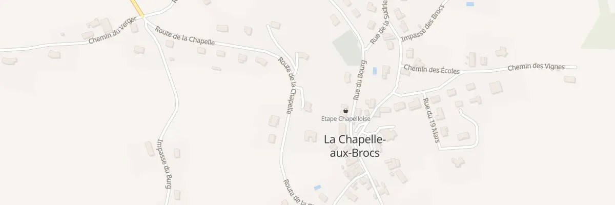Plan du 14 Rue du Genier à La Chapelle-aux-Brocs