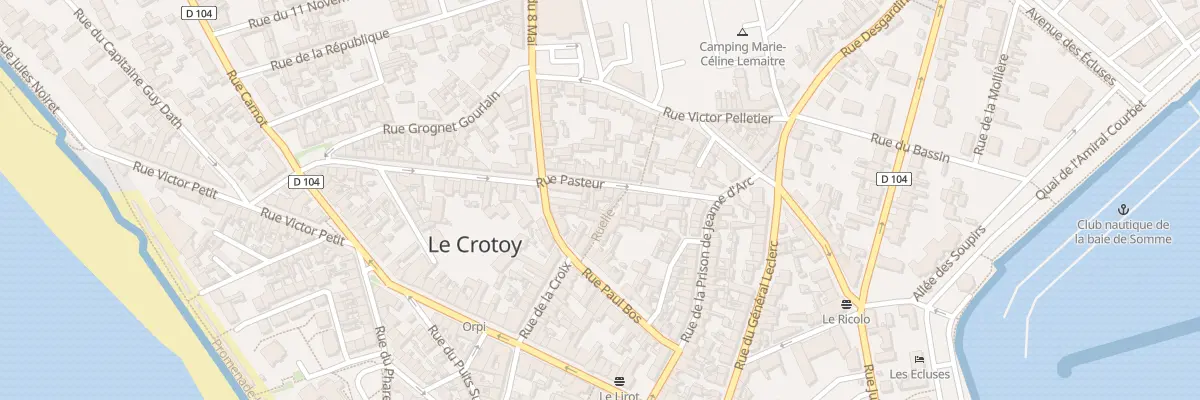 Plan du 40 Rue Pasteur au Crotoy