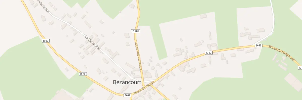 Plan du 7 Pl du Village à Bézancourt