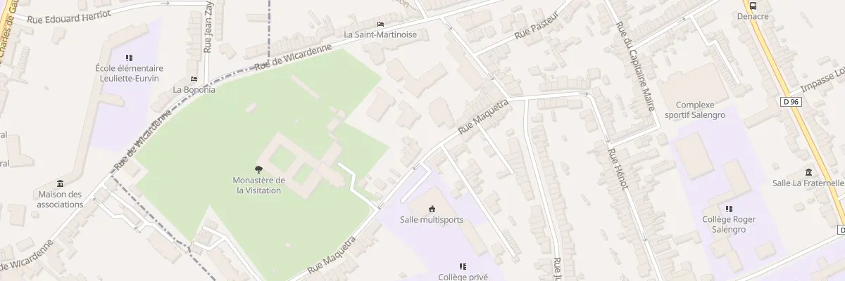 Plan du 25 Rue de Maquetra à Saint-Martin-Boulogne
