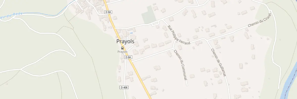 Plan du 6 Che du Merens à Prayols