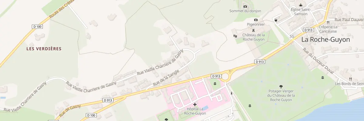 Plan du 15 Rue de la Sangle à La Roche-Guyon