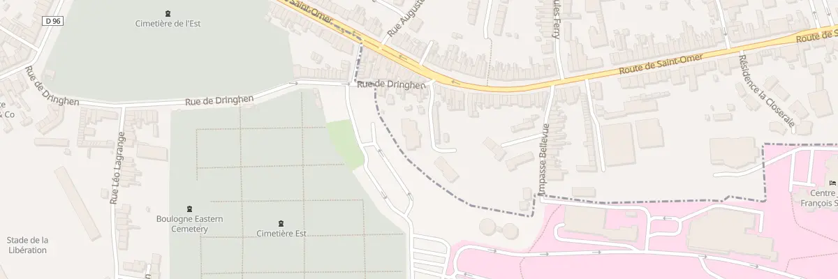Plan du 38 Rte de Saint Omer à Saint-Martin-Boulogne