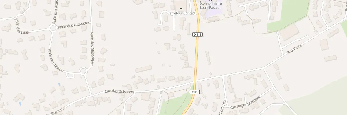 Plan du 16 Rue des Buissons à Condette