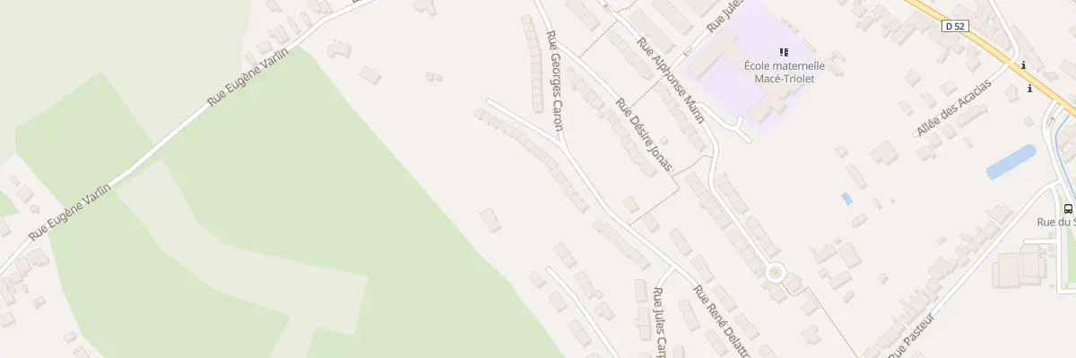 Plan du 22 Rue René Delattre à Saint-Étienne-au-Mont