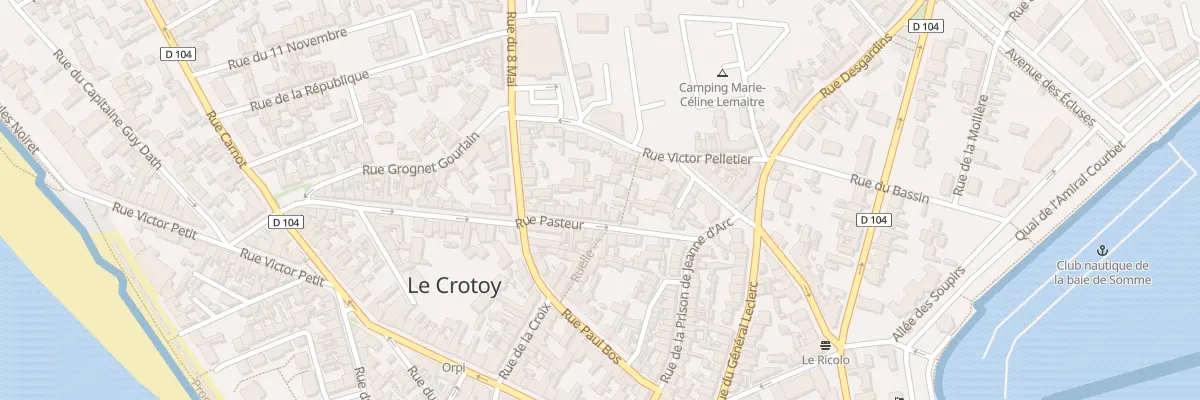 Plan du 55 Rue Pasteur au Crotoy