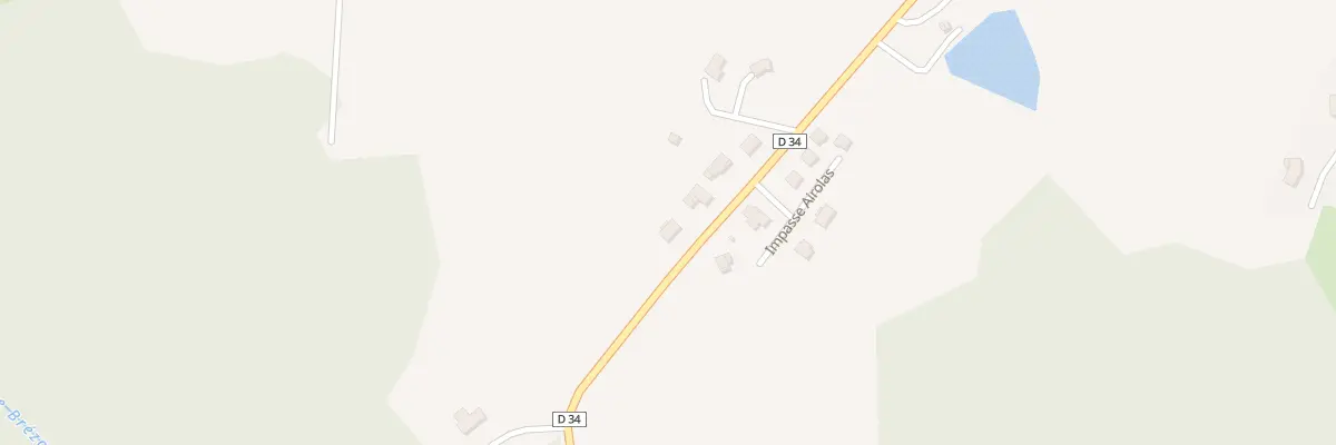 Plan du 5687 Les Vergnottes à Lagraulière