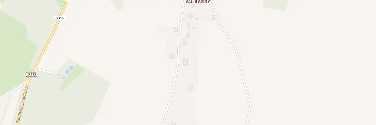 Plan du 5515 La Ganne au Barry à Bujaleuf