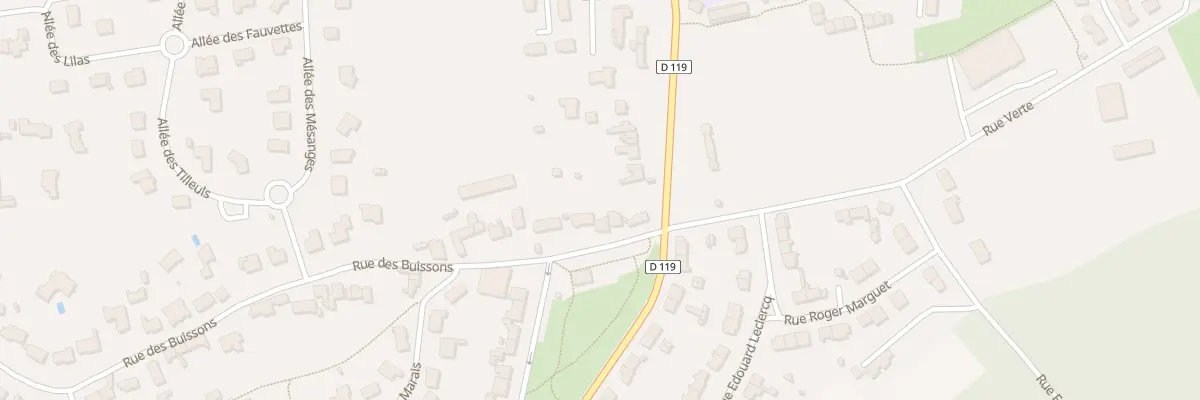 Plan du 28 Rue des Buissons à Condette