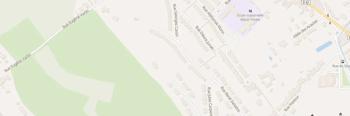 Plan du 28 Rue René Delattre à Saint-Étienne-au-Mont