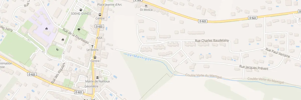 Plan du 28 Rue Charles Baudelaire à Nailloux