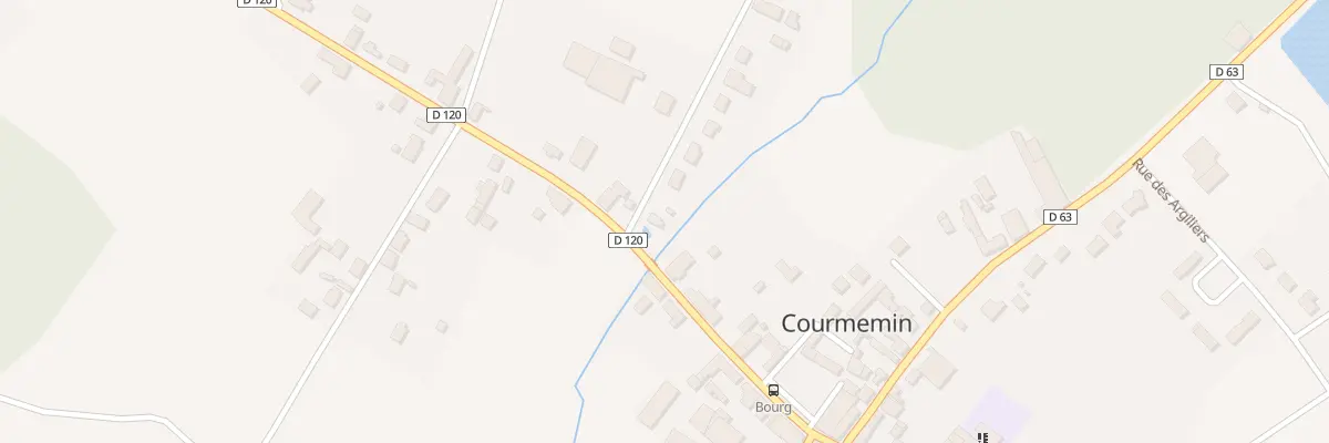 Plan du 2 Rue de Nizeron à Courmemin