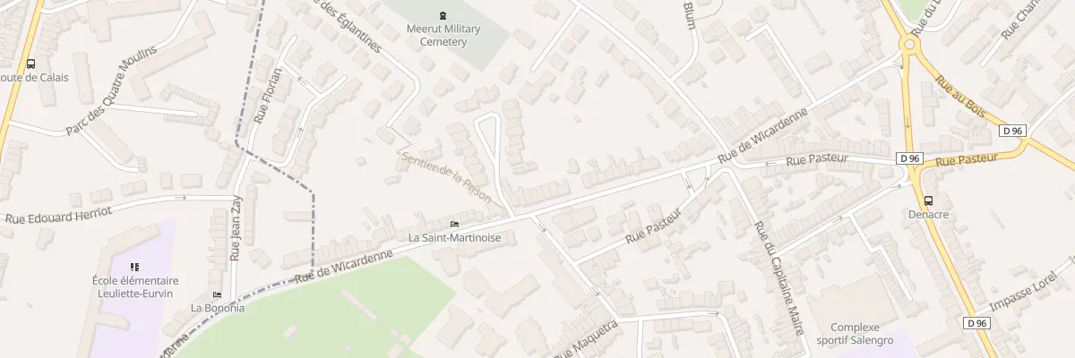 Plan du 85 Rue de Wicardenne à Saint-Martin-Boulogne