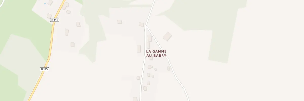 Plan du 5084A La Ganne au Barry à Bujaleuf