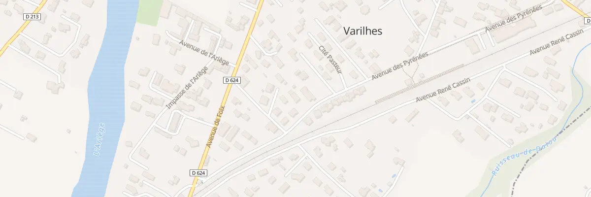 Plan du 3 Cite Alegre à Varilhes