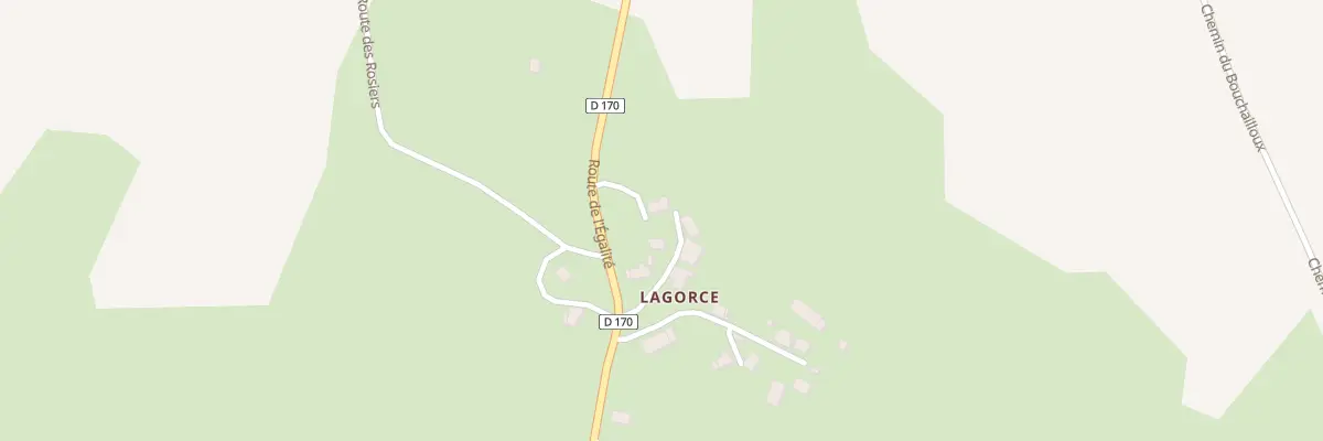 Plan du 5085 La Gorse à Chanteix