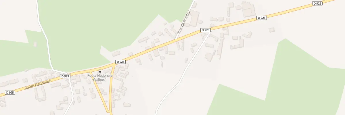 Plan du 50 Rte Nationale à Valines