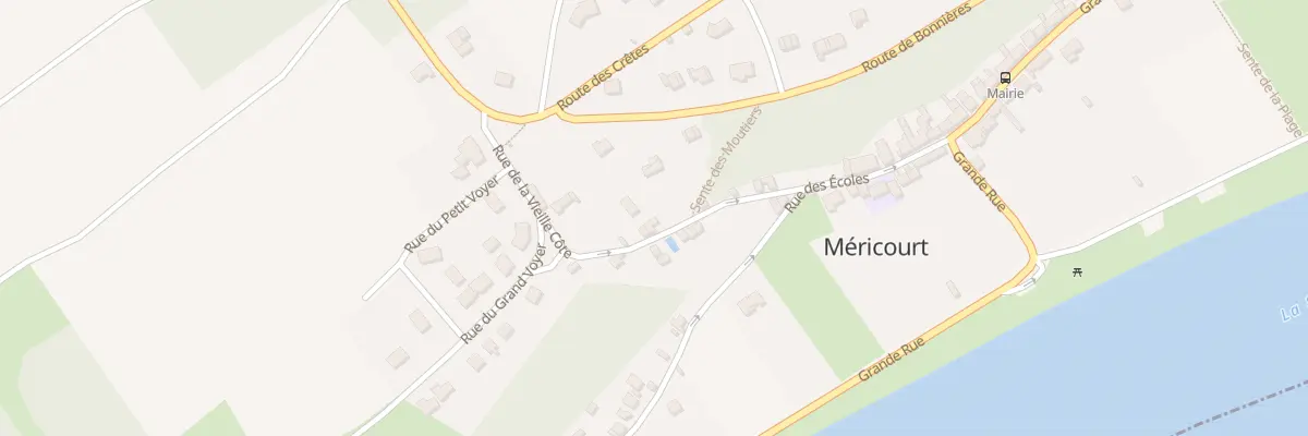 Plan du 10 Rue Vieille Cote à Méricourt