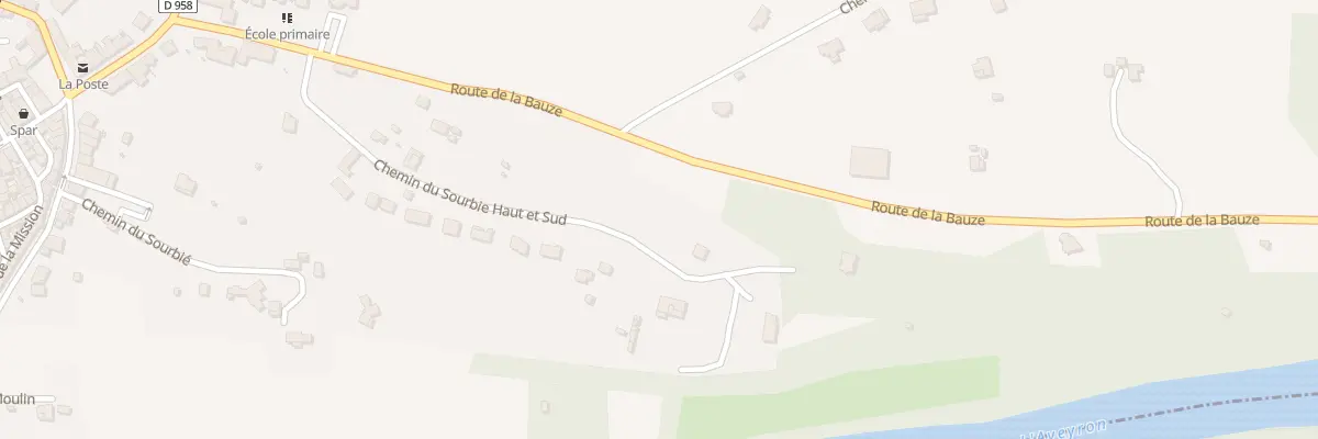 Plan du 5 Che Sourbie Haut et Sud à Montricoux
