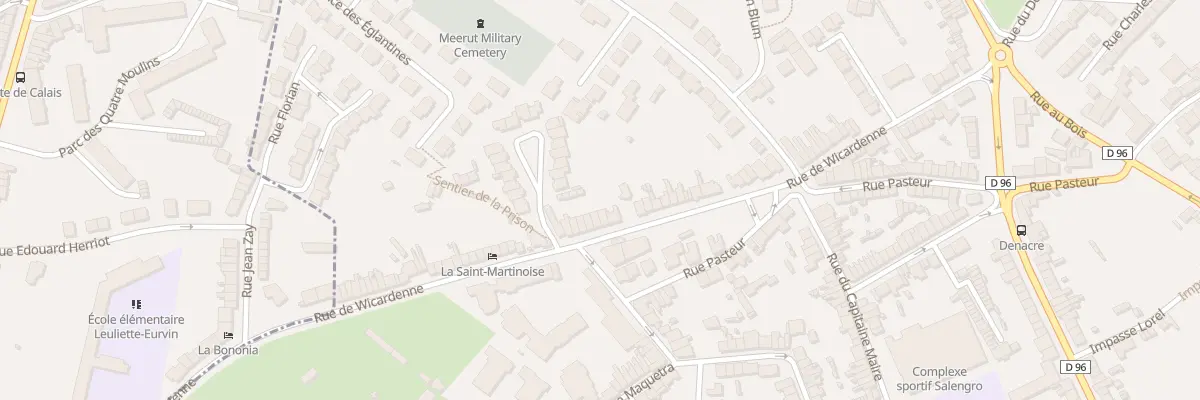 Plan du 89 Rue de Wicardenne à Saint-Martin-Boulogne