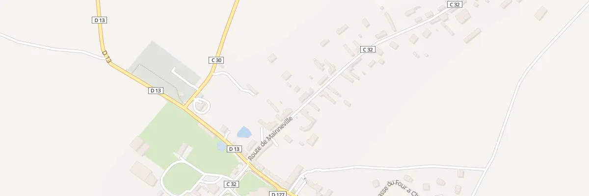 Plan du 53 Rte de Mainneville à Longchamps