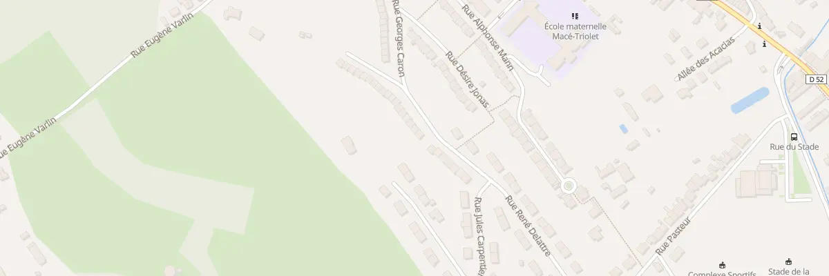Plan du 34 Rue René Delattre à Saint-Étienne-au-Mont