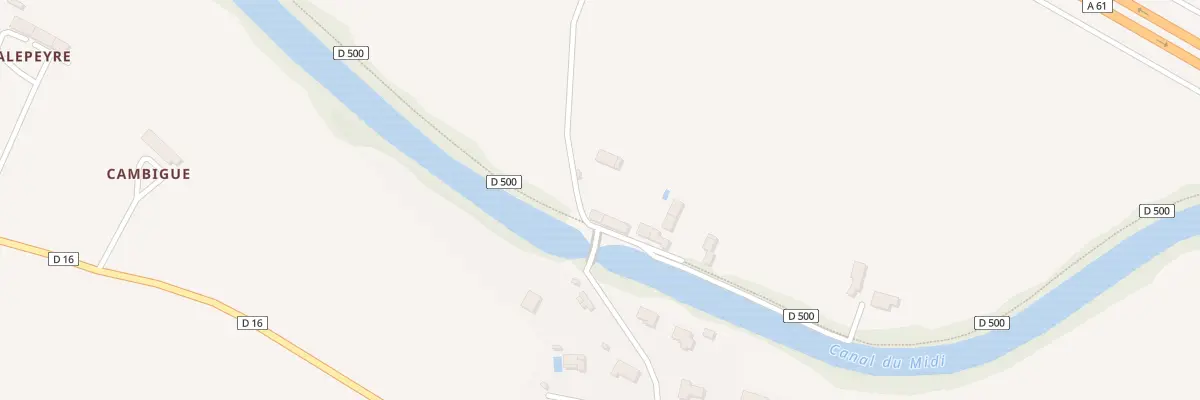 Plan du 1 Che de la Jeanbernarde à Montesquieu-Lauragais