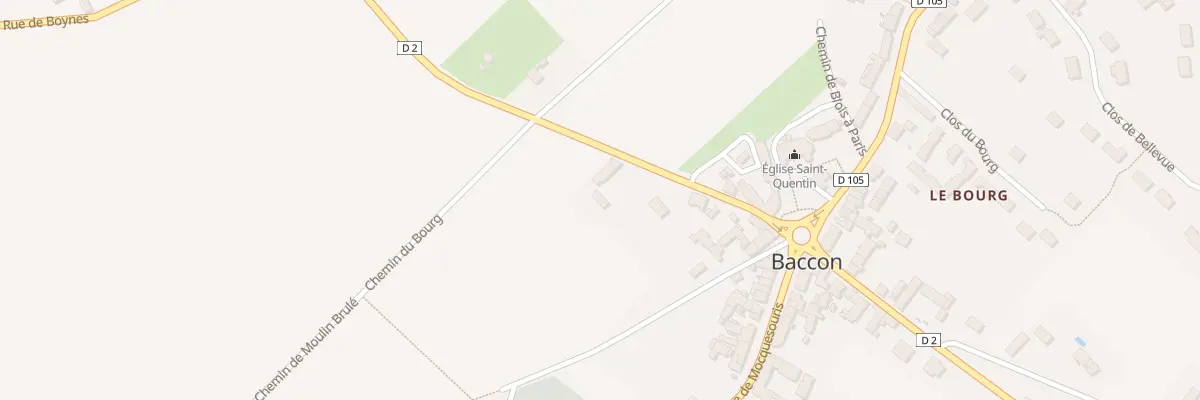 Plan du 139 Rue du Château d’Eau à Baccon