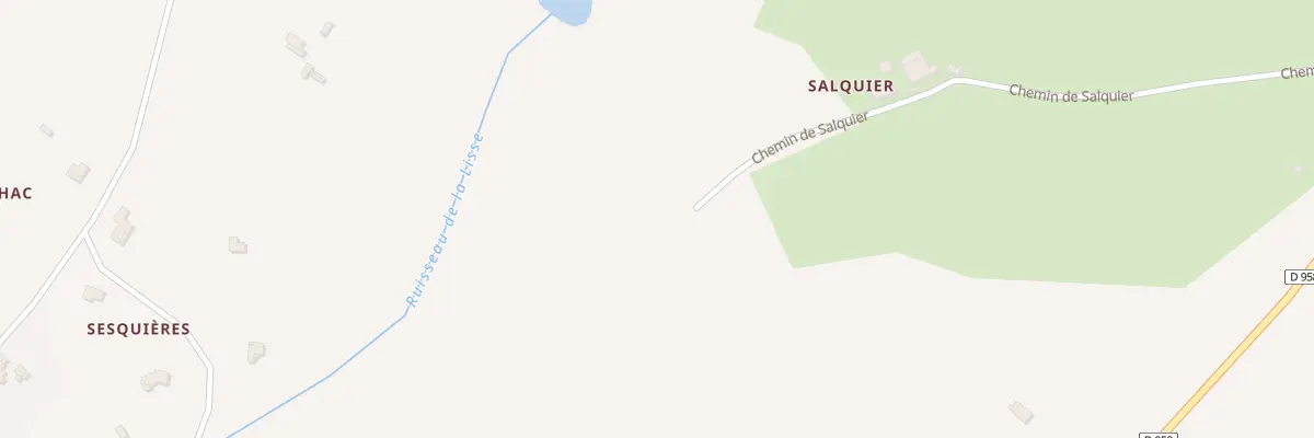 Plan du 5268 Salquier à Montricoux