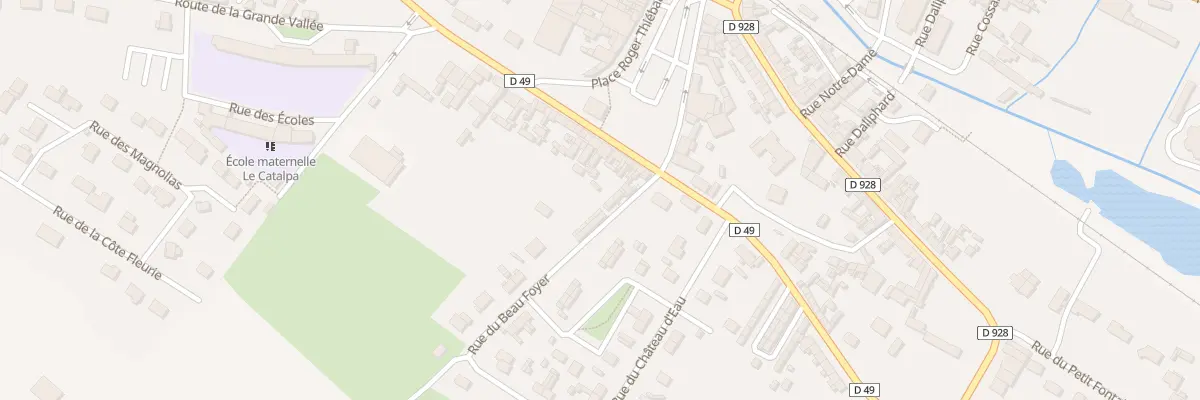 Plan du 6 Rue du Beau Foyer à Blangy-sur-Bresle