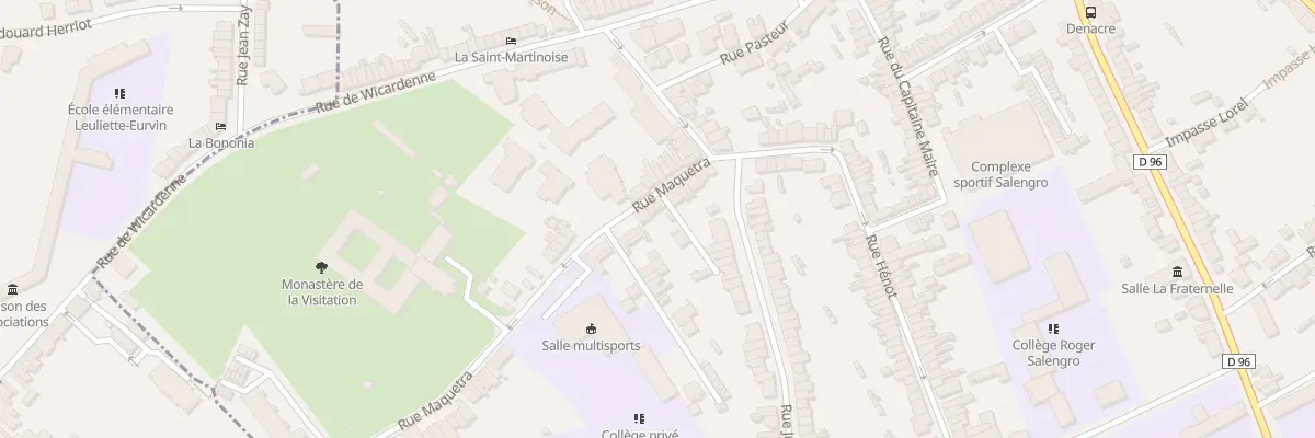 Plan du 92 Rue de Maquetra à Saint-Martin-Boulogne
