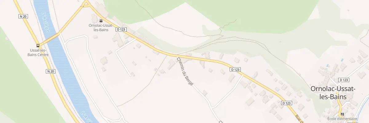 Plan du 4 Che du Martel à Ornolac-Ussat-les-Bains