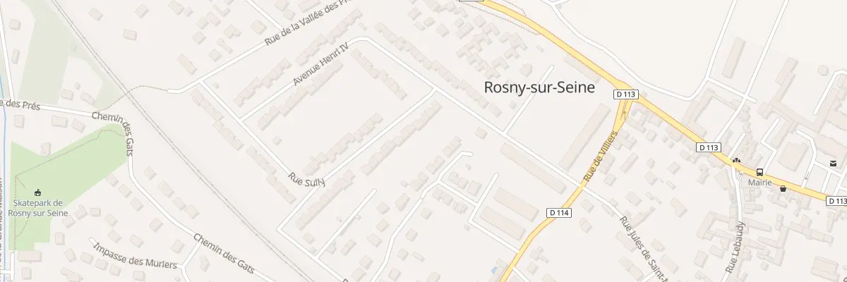 Plan du 9 Rue Sully à Rosny-sur-Seine