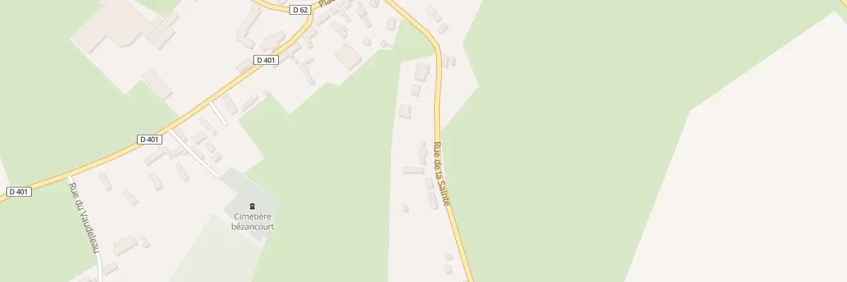 Plan du 12 Rue de la Sainte à Bézancourt