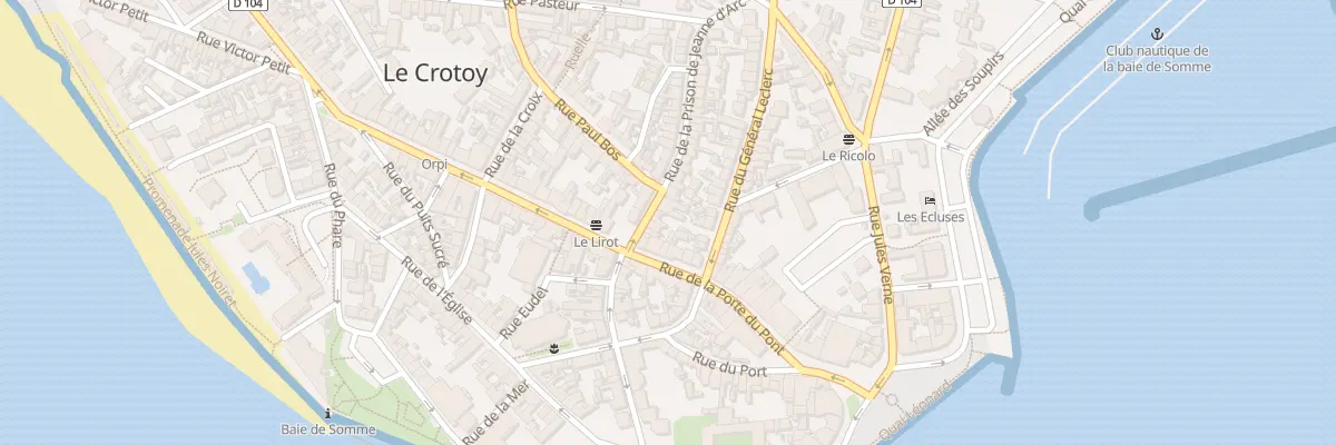 Plan du 6 Rue de la Prison Jeanne d’Arc au Crotoy